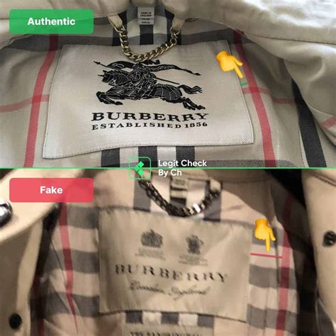 how to spot a fake burberry coat|authenticate burberry item.